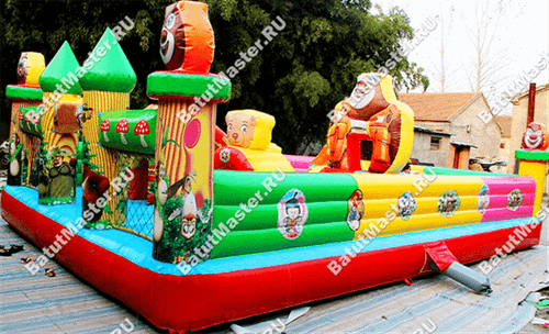 Надувной батут "Медвежата"