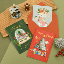 Открытка объемная "Christmas Card"