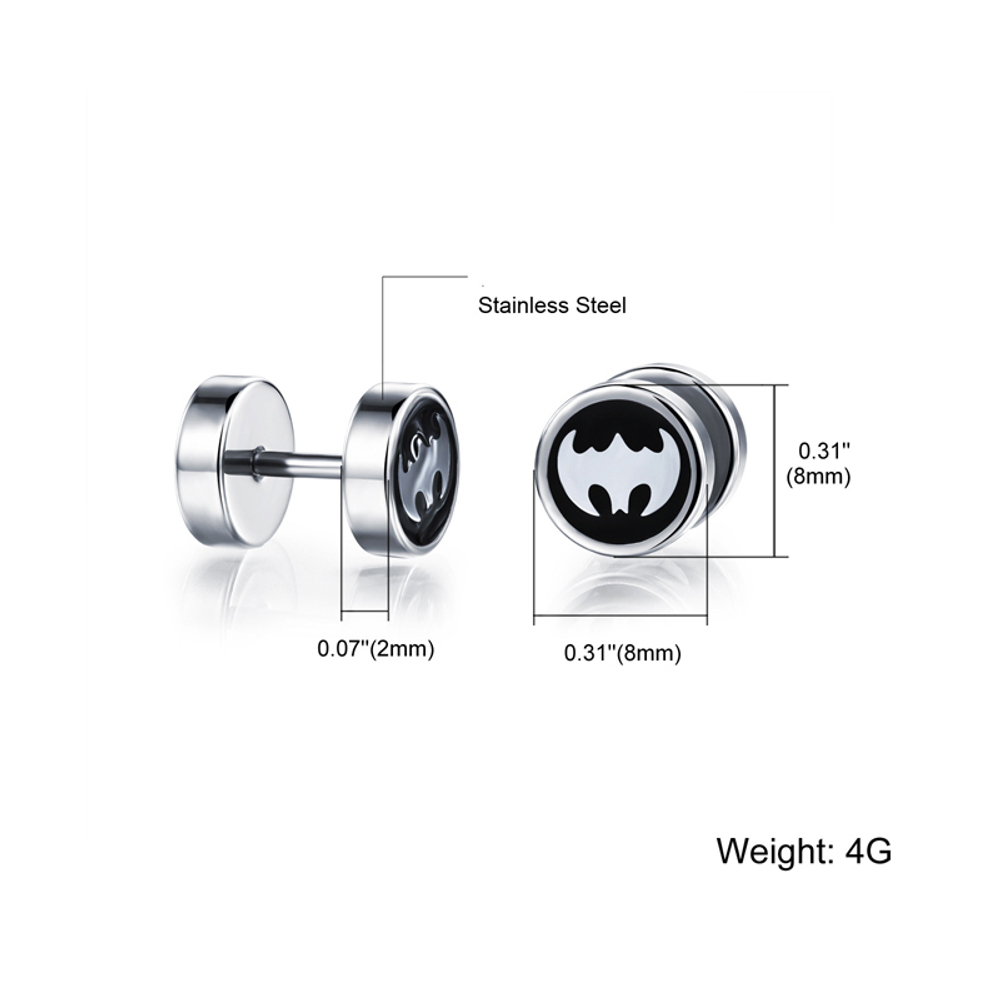 Серги "Бетмен" Steelman 86772
