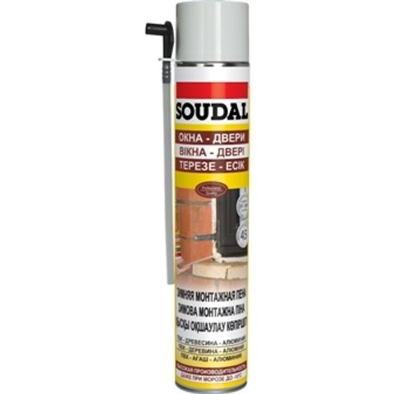 Монтажная пена СОУДАЛ Soudal Yellow для окон и дверей 750мл