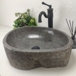 Раковина из речного камня RS-61953 (52*42*15)