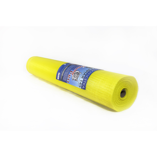 СЕТКА фасадная ЖЕЛТАЯ 50м 145г/квм, 5х5 размер ячейки XGLASS PRO