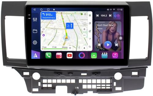 Магнитола для Mitsubishi Lancer X 2007-2016 - FarCar S400-TS18 монитор 10.36" QLED на Android 14, CarPlay, 4G SIM-слот