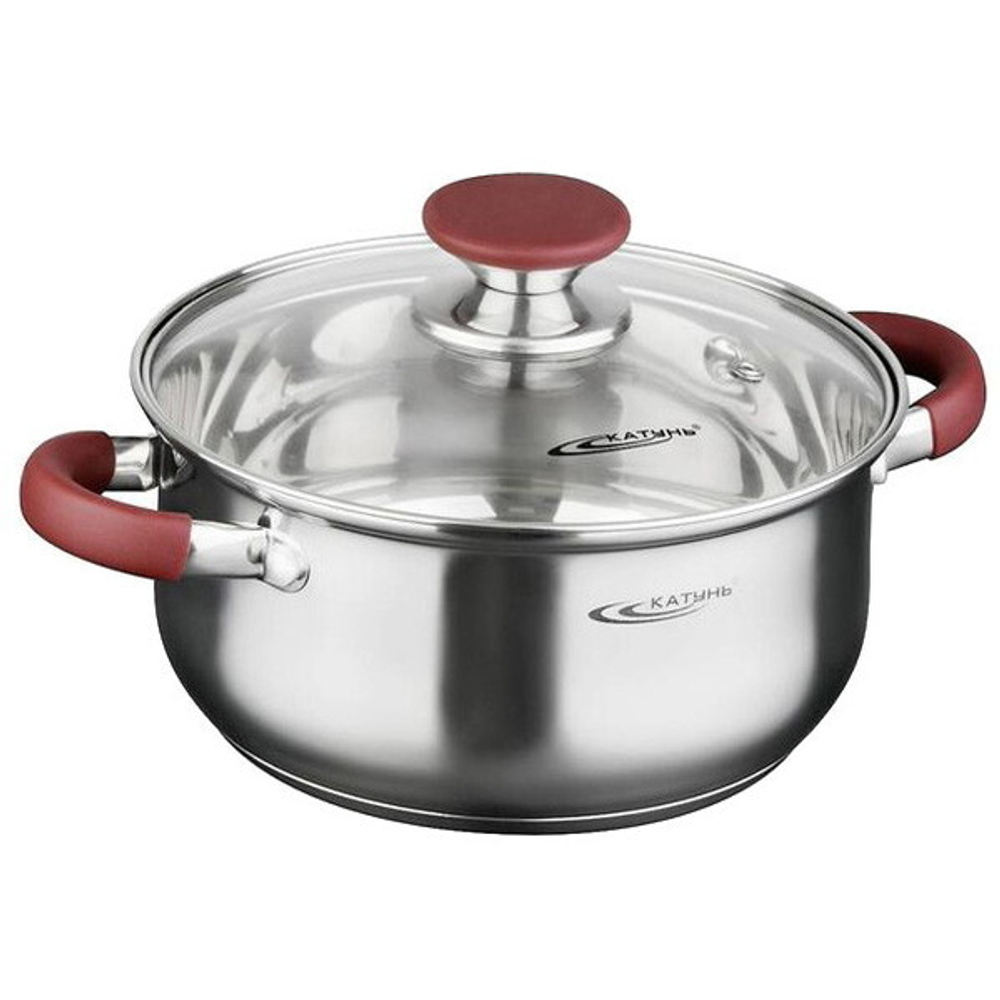 Кастрюля из нержавеющей стали 5,8л d-24см, с крышкой «Mediano»