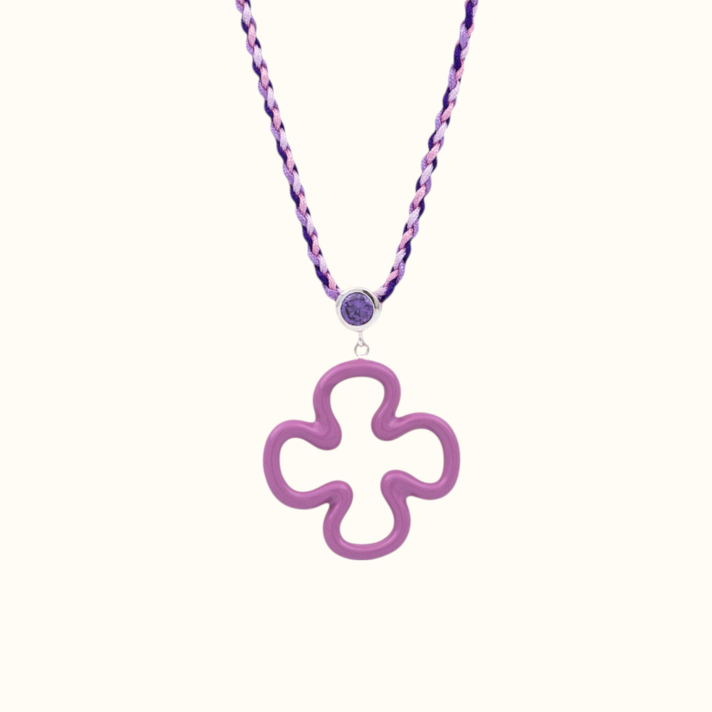 Колье Clover Purple
