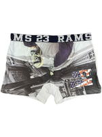 Мужские трусы боксеры белые с принтом, хлопок XXL/54, Primal