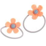 Резинки для волос детские 2 шт «Baby boom - Ромашка», микс 4-5 цветов, d-3,2см