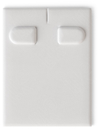 Вкладыш 08/наклонный/для серег/2 язычка/прорезь для нитки