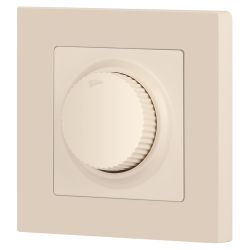 Светорегулятор Intro Accent 6-401-02 поворотный, 600Вт 230В, IP20, СУ, слоновая кость