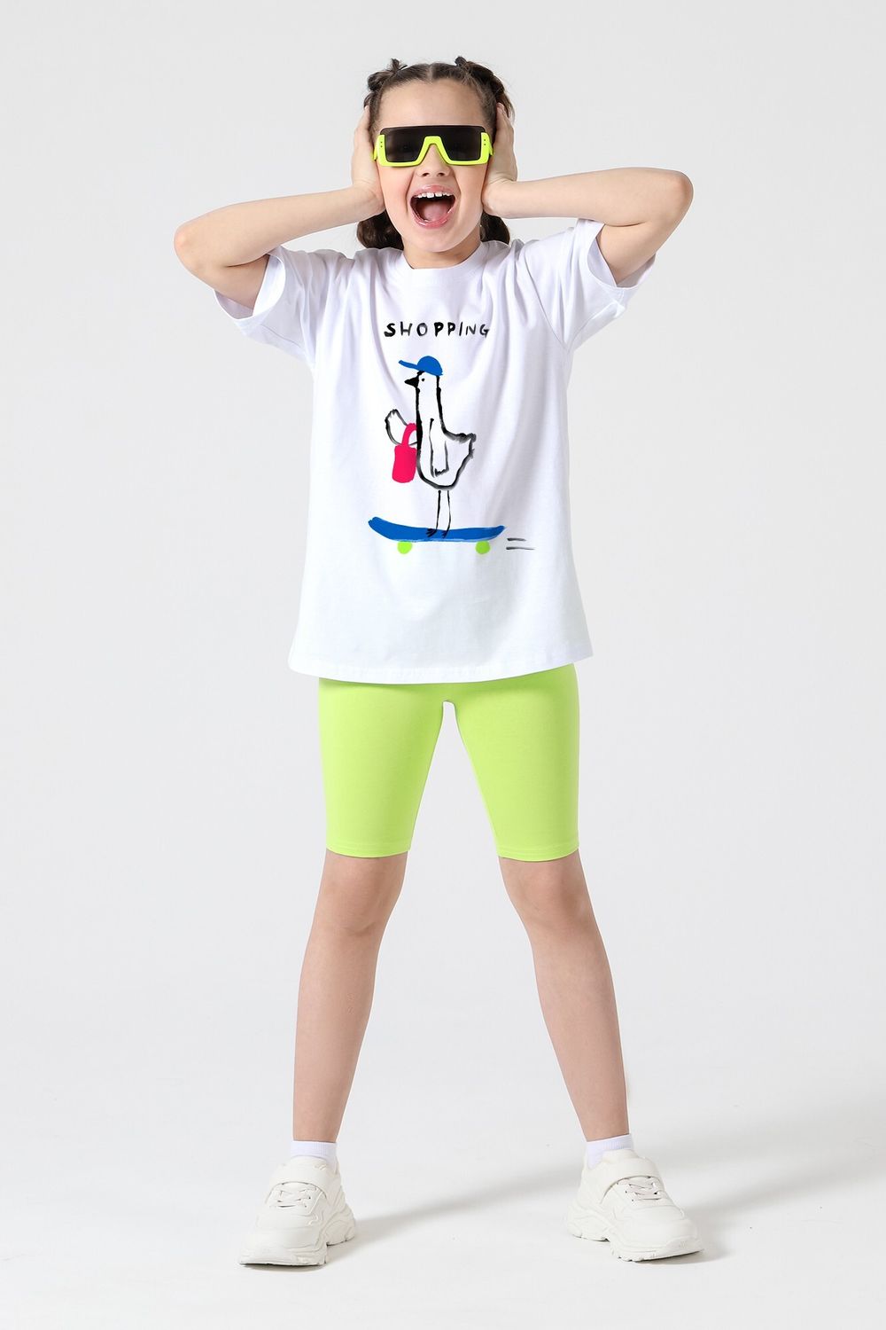 Костюм для девочки Неон-2 Виотекс САЛАТОВЫЙ