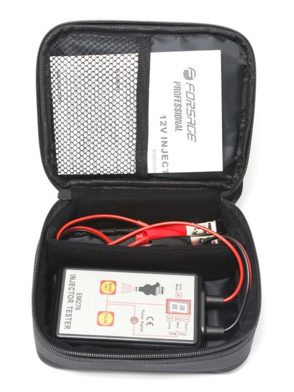 Тестер для проверки топливных форсунок 12V, в сумке Forsage F-04A3028