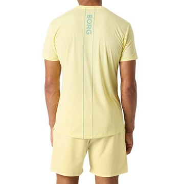 Мужская теннисная футболка Björn Borg Ace Light - lemonade