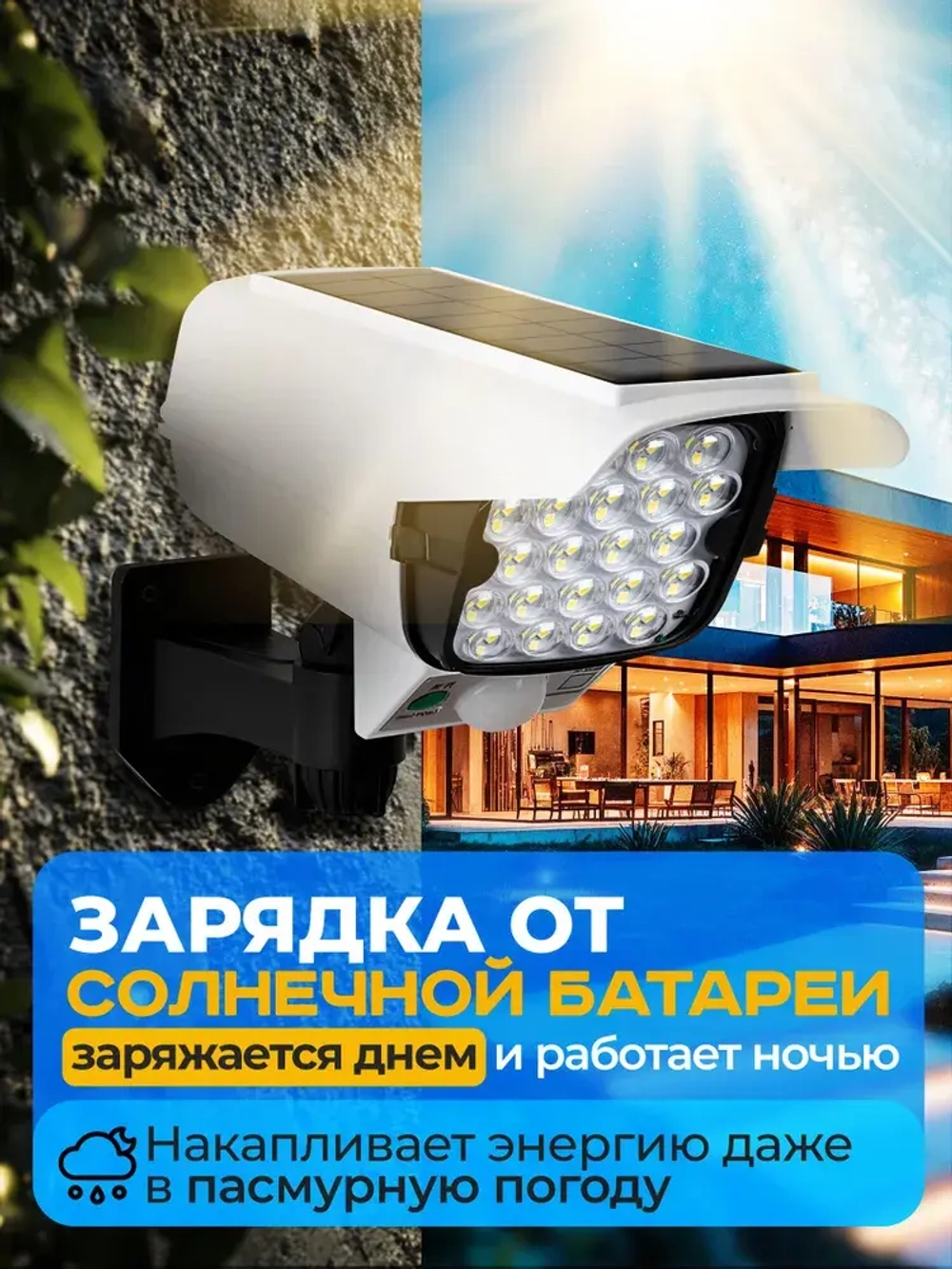 Уличный прожектор муляж камеры