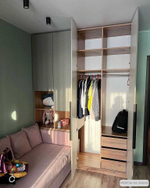 Шкафы в детскую с зонированием