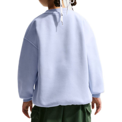 Детская теннисная куртка Nike Kids Sportswear Club Fleece Oversized - ghost/white