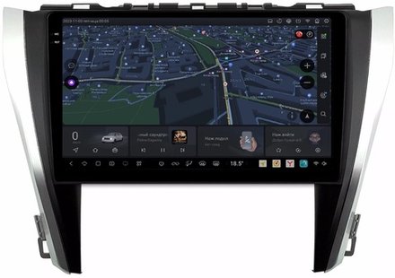 Магнитола для Toyota Camry 2014-2018 - Carmedia OL-1608 QLed+2K, Android 13, UIS7870 (DUDU7), CarPlay, SIM-слот