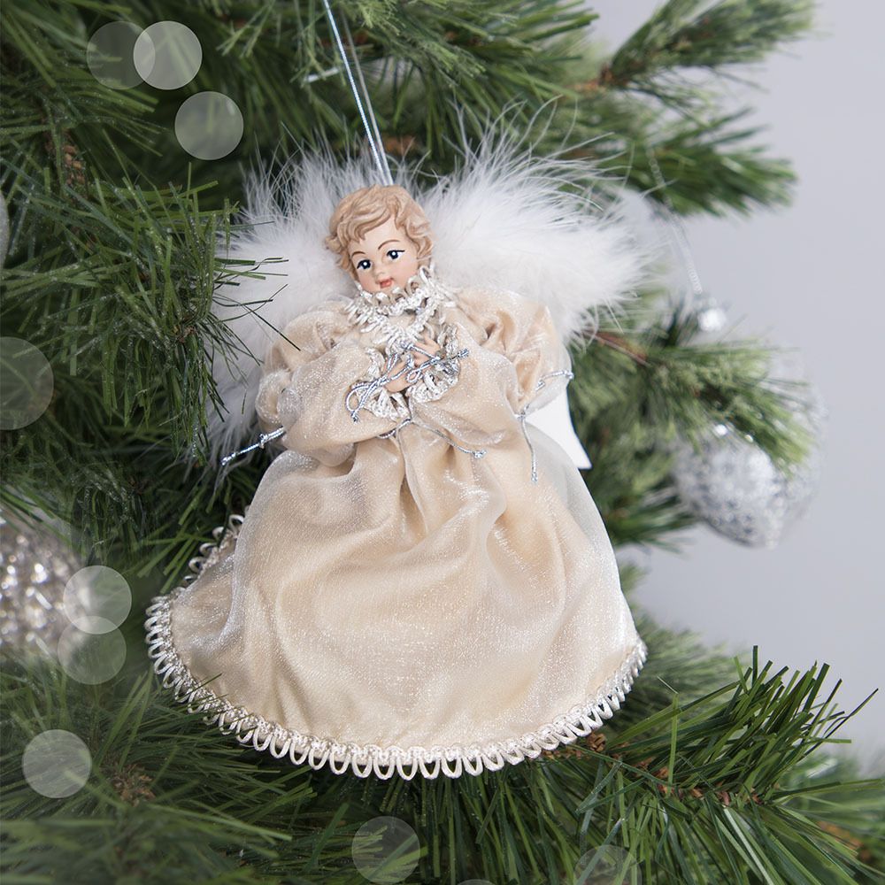 Елочное украшение Ангел Мерри Золото