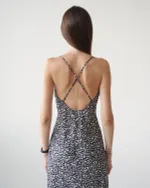 Платье One Two Slip Black Flower