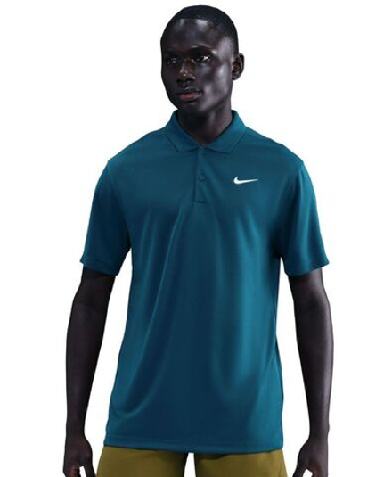 Мужское теннисное поло Nike Court Dri FIT Solid - blue force/white