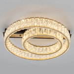 Citilux PALANT CL325152 LED Люстра хрустальная Чёрный+Бронза