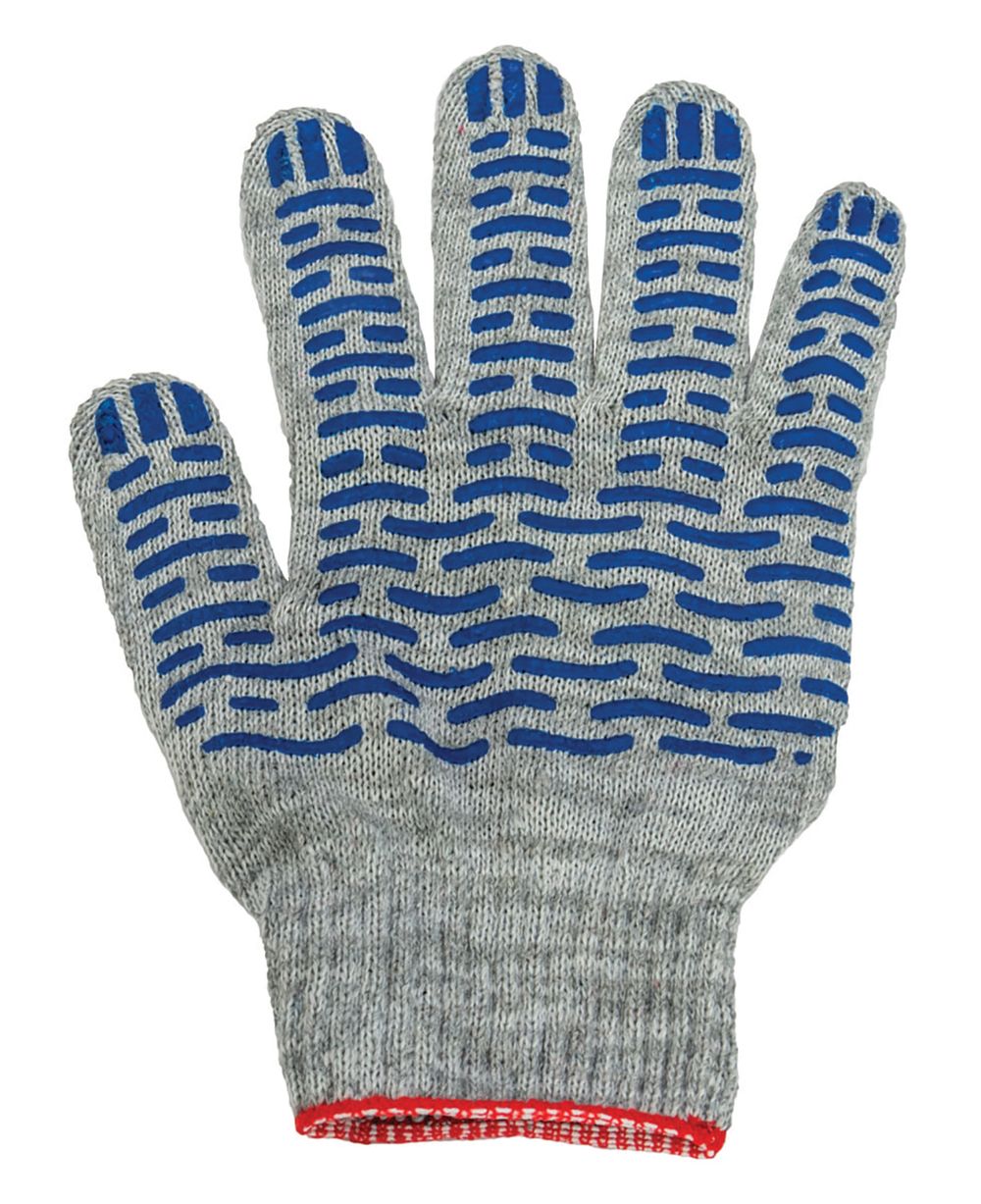 ПЕРЧАТКИ Х/Б С ПВХ НАПЫЛЕНИЕМ "ЛЮКС" (ВОЛНА) серые 10 класс, 47140---