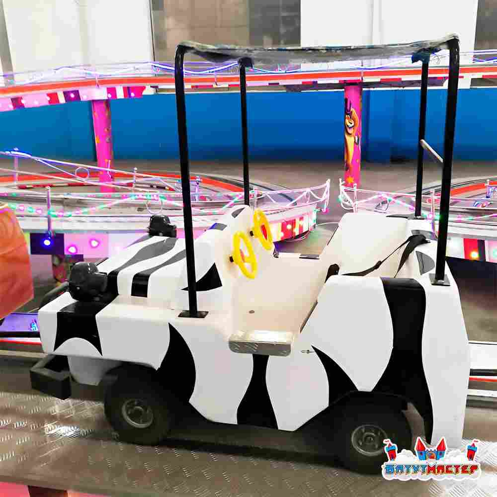 Страшные американские горки «Адреналин», 10 кабин 20 мест, 16×8×3 м