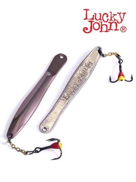 Блесна вертикальная зимняя Lucky John WALLE с цепочкой и тройником  60мм CS блистер