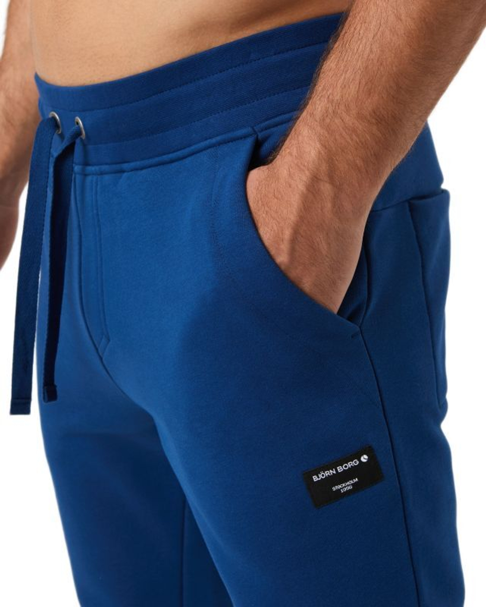 Мужские теннисные штаны Bjorn Borg Centre Tapered - синий цвет