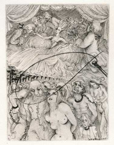 Lilian Gourari (1921-2017) - эротическое искусство французского художника