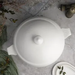 Супница 7 л d 25,5 см h25 см белая фарфор P.L. Proff Cuisine [1]