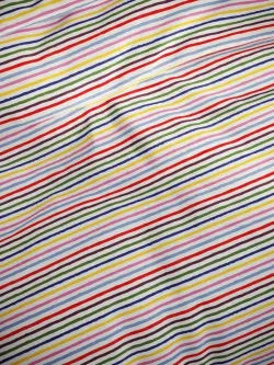 Наволочка комплект 2шт перкаль Сказка "Радужная полоска" 45х45 см на молнии