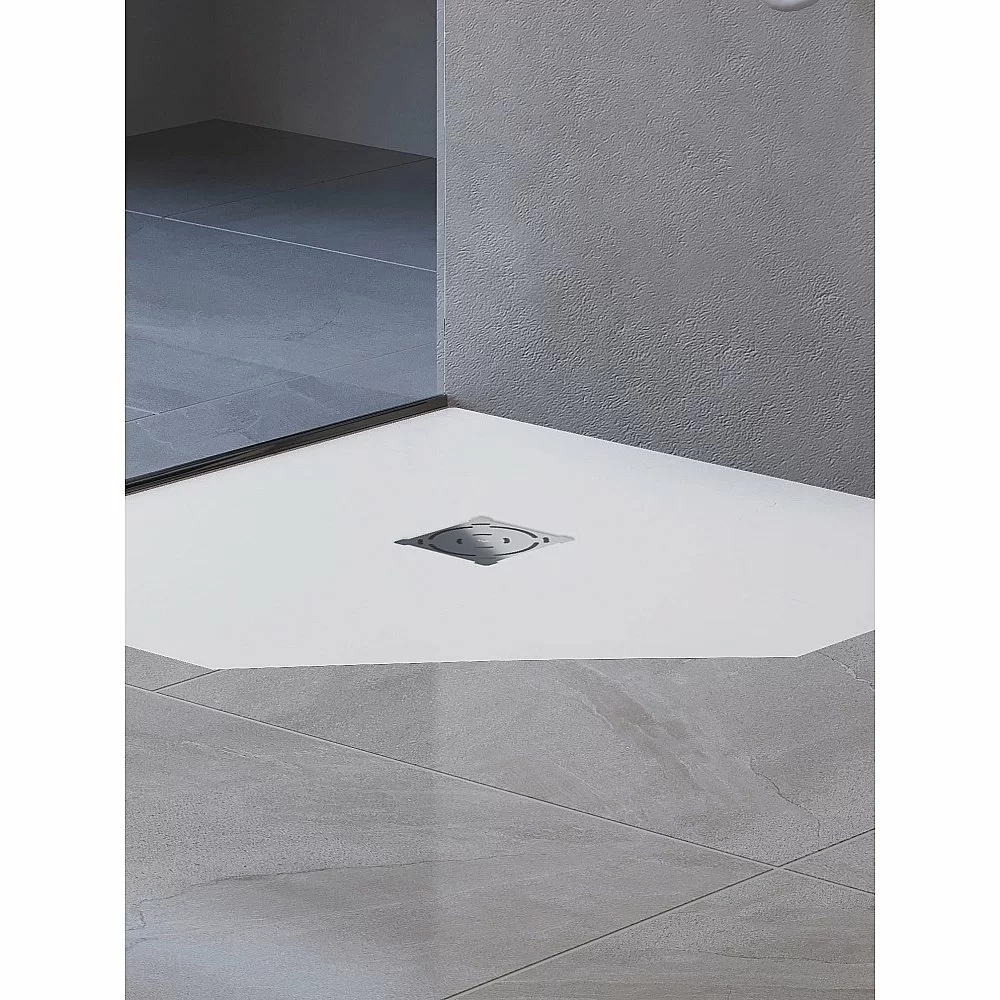 Душевой поддон RGW ST/T-W Stone Tray 16155100-01 100x100 белый