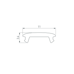 Экран STRETCH-SHADOW-10m OPAL-PVC (A2-CONTOUR-PRO) (Arlight, -) 040644