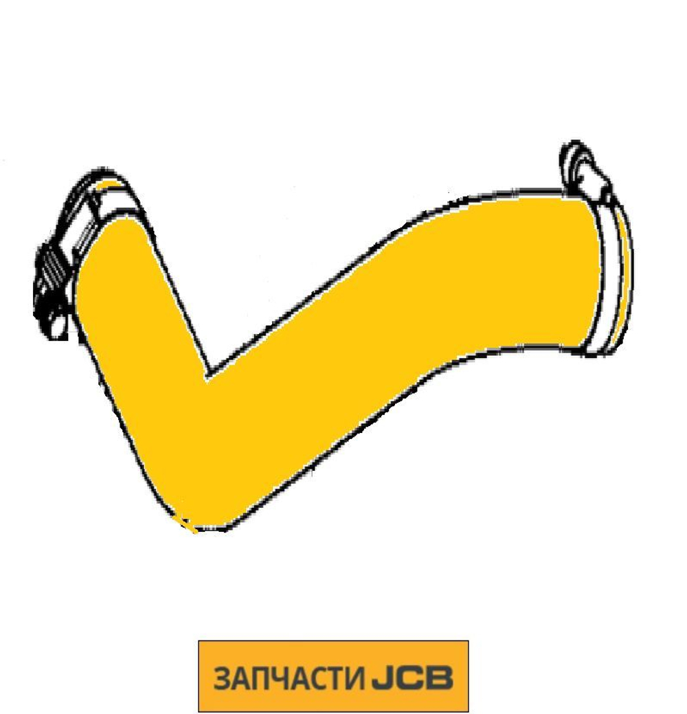 Патрубок JCB 332/K6004