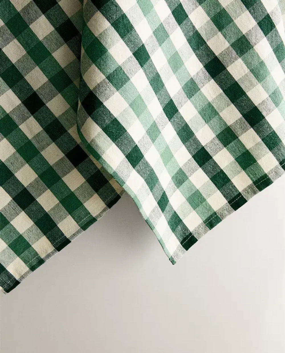 ZARA HOME КУХОННОЕ ПОЛОТЕНЦЕ В КЛЕТКУ (НАБОР ИЗ 2 ШТ.),