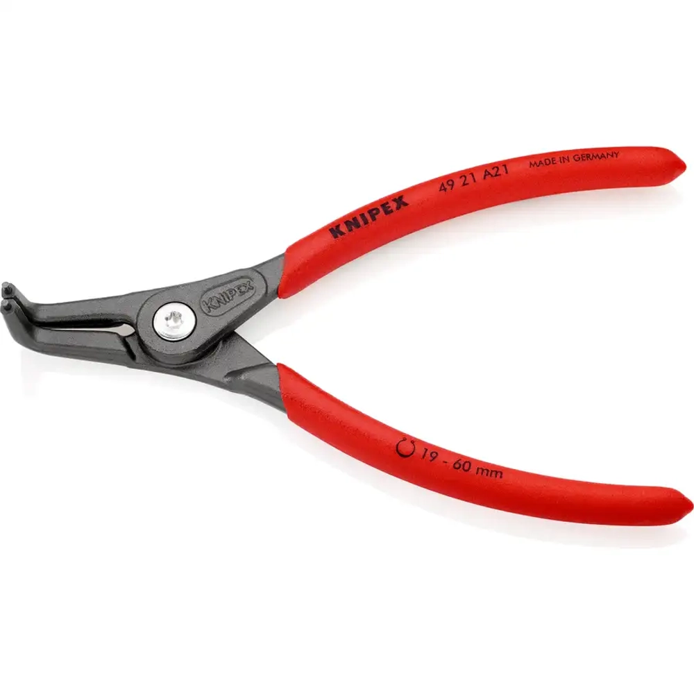 Прецизионные щипцы для стопорных колец черненая 165 мм Knipex 49 21 A21