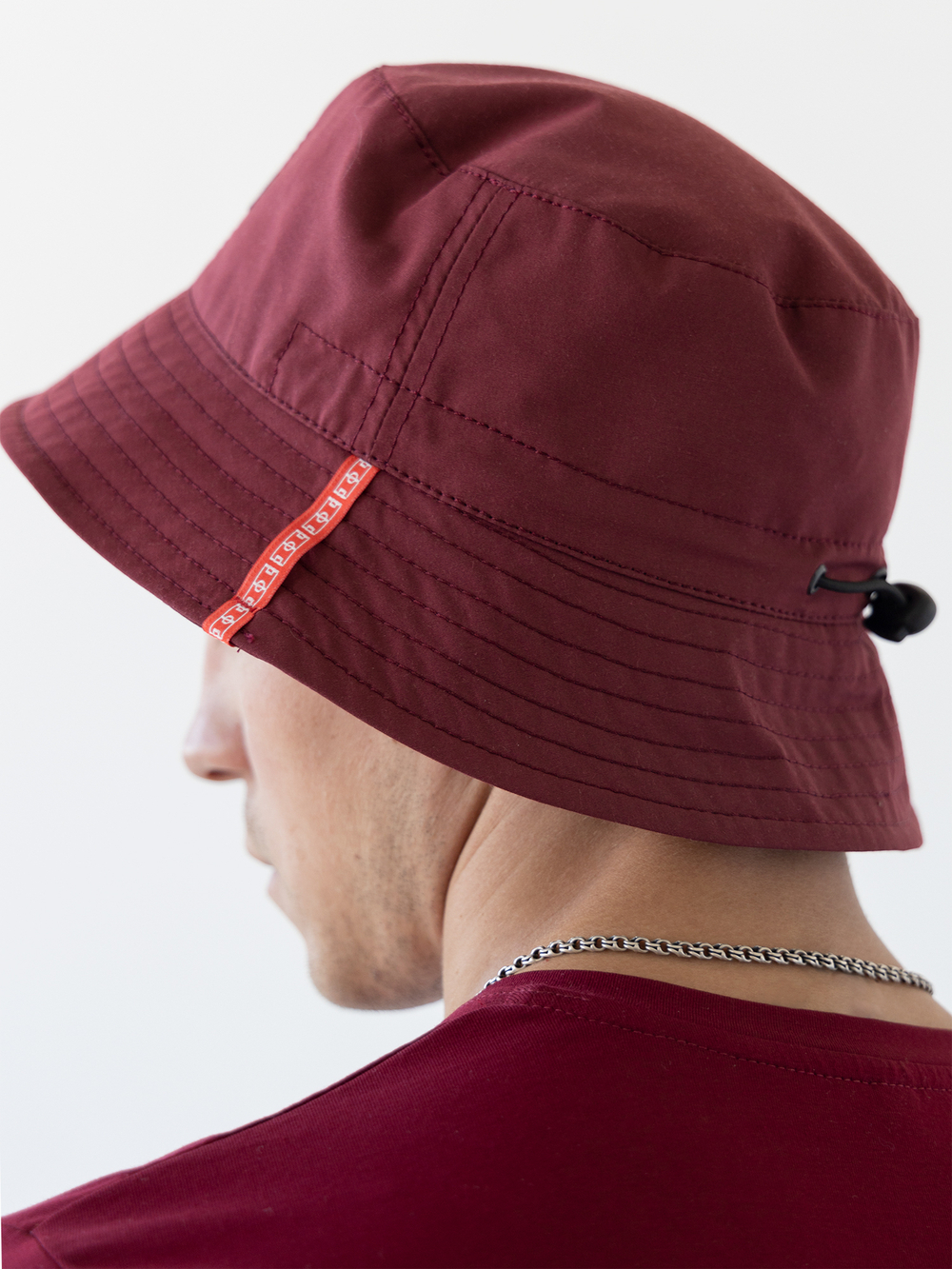 Панама с кулиской Город Горький бордовая