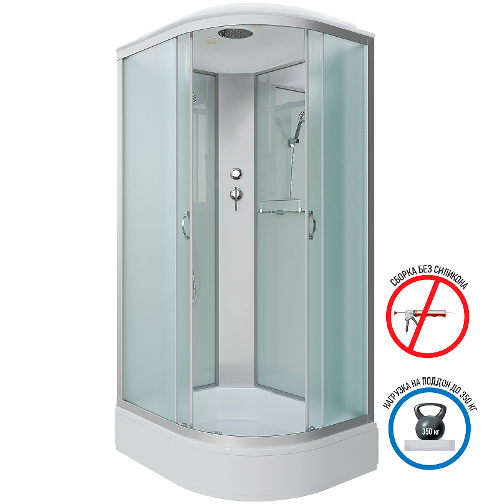 Душевая кабина Niagara Classic 100х80 L NG-33084L без гидромассажа