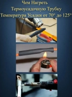 Термоусадка для проводов зеленая Меттатрон 8,0/4,0мм 10шт по 1метр