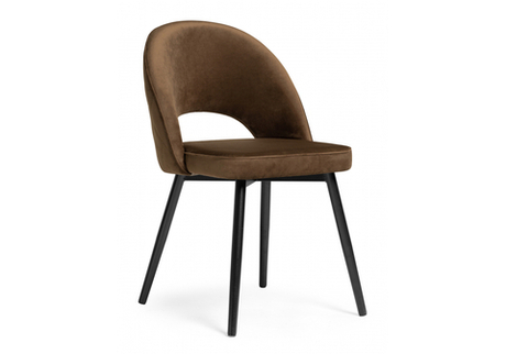 Стул на металлокаркасе Woodville Клэйн MR-7 , черный, ножки черные