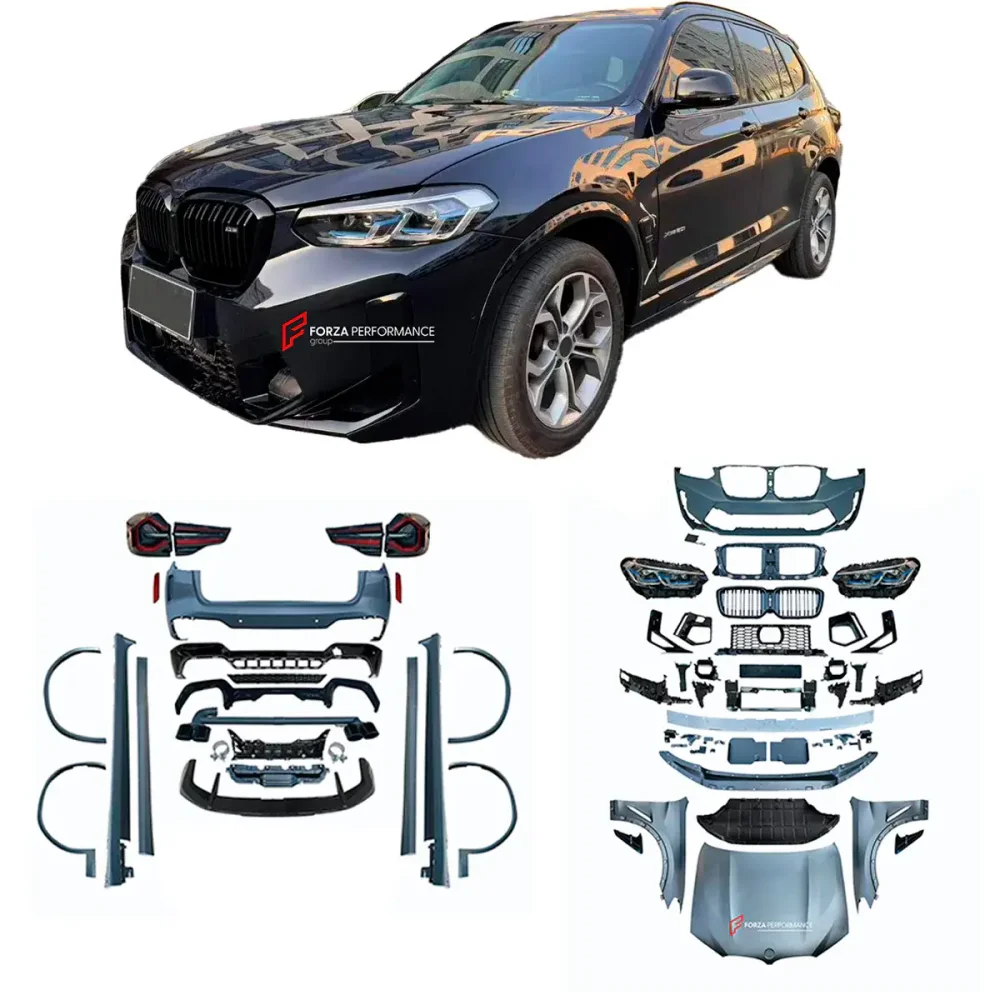 Обвес переделка для BMW X3 F25 2011-2017 в X3M F97 G01 Рестайлинг 2021+ БМВ