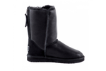 UGG Classic Short Zip Metallic Black