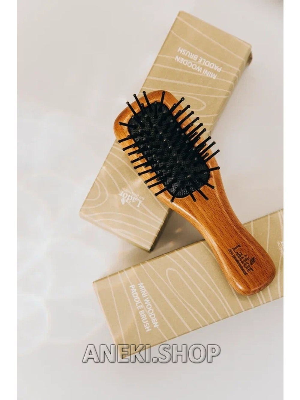 Щетка деревянная для волос Lador Mini Wood Paddle Brush
