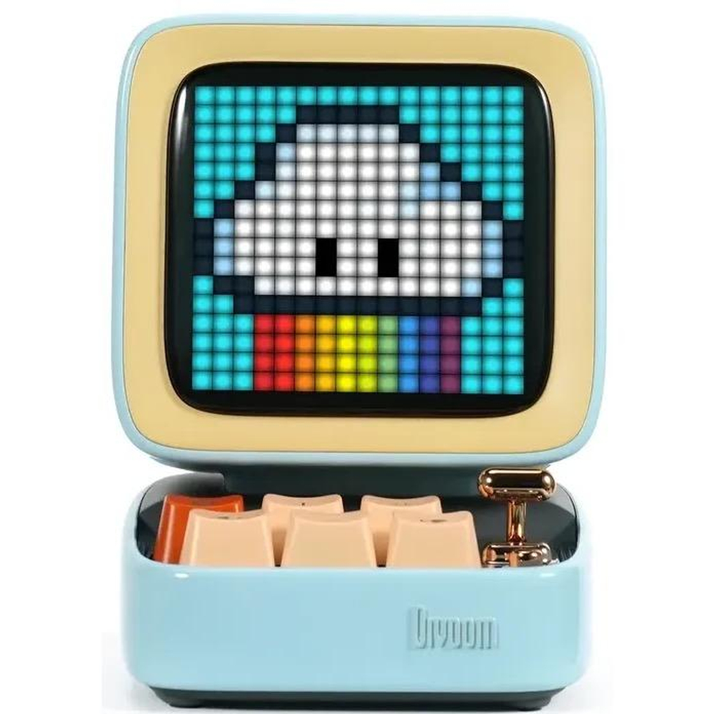 Умная портативная колонка с пиксельным экраном и микрофоном Divoom Ditoo-5M