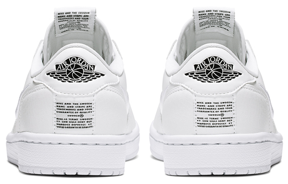 Кроссовки Jordan Air Jordan 1 Ret Low Slip White (Женская размерная сетка)