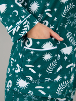 Пижама с брюками КБ-093/ночь-изумрудный