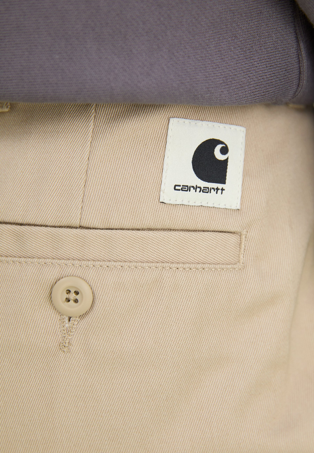 Carhartt WIP OMAK - Тканевые брюки - стена промыта/молоко