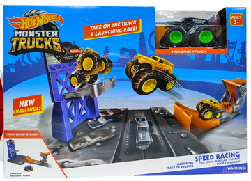 Игровой набор Hot Wheel " Трамплин Monster Track " + 1 машинка