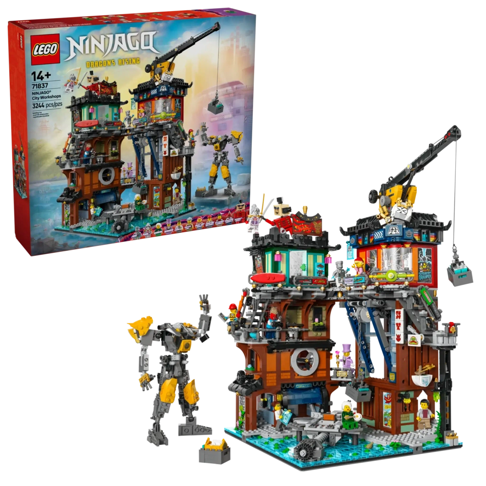 Конструктор LEGO Ninjago 71837 Городские мастерские NINJAGO