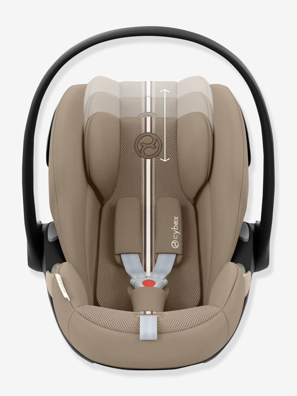 Коляска Cybex Balios S Lux BLK complete Cloud G Almond Beige Plus 3 в 1 Moon Black с дождевиками